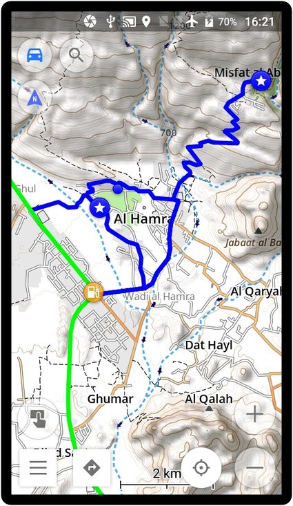 GPS by Oman Self Drive Tours.
